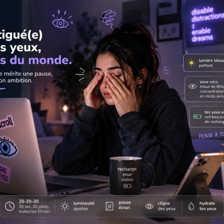 Fatigue visuelle : les causes, conséquences et solutions